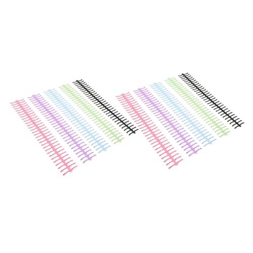 PLAFOPE 10 Stück Teiliges Kunststoff buchbinderinge Abnehmbare Scrapbook Ringe in Schwarz Hellblau Grün Dunkelpink Vielseitig für Notizbücher und Lose Leicht und Praktisch PLAFOPE 10 Stück Teiliges Kunststoff buchbinderinge Abnehmbare Scrapbook Ringe in Schwarz Hellblau Grün Dunkelpink Vielseitig für Notizbücher und Lose Leicht und Praktisch von PLAFOPE