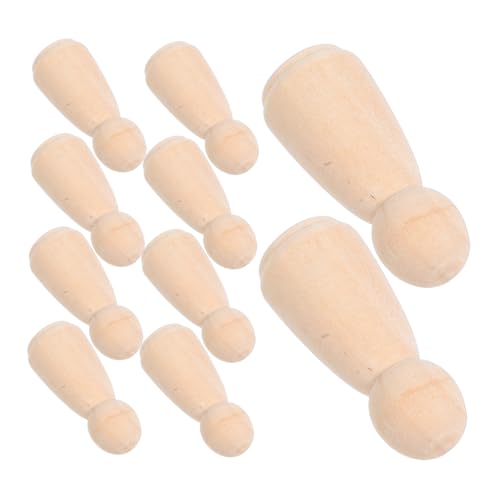 PLAFOPE 10 Stück Teiliges Natürliche Holzpuppen zum Bemalen DIY Holzfiguren für Hochzeit Dekoration Gestalten und Personalisierte Geschenke Glatte Oberfläche mit Natürlicher Maserung PLAFOPE 10 Stück Teiliges Natürliche Holzpuppen zum Bemalen DIY Holzfiguren für Hochzeit Dekoration Gestalten und Personalisierte Geschenke Glatte Oberfläche mit Natürlicher Maserung von PLAFOPE