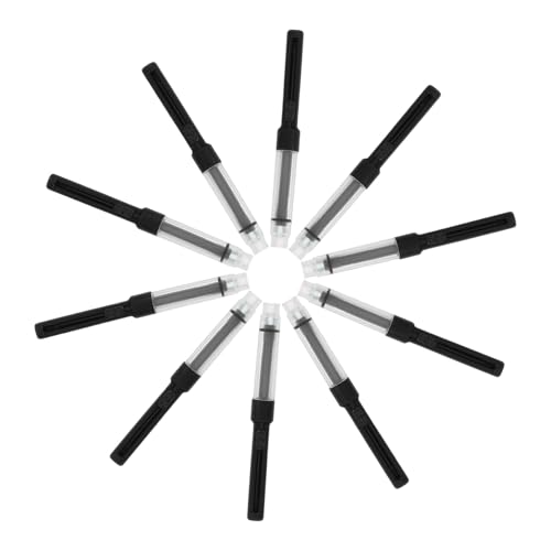 PLAFOPE 10 Stück Teiliges Tintenadapter für Füllfederhalter Kunststoff Kolben Absorber mit Kompatibel mit Vielen Marken und Modellen Langlebig und Wiederbefüllbar von PLAFOPE