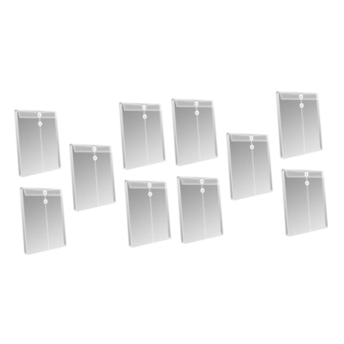 PLAFOPE 10 Stück Teiliges Transparentes File Organizer aus Strapazierfähigem Material Multifunktionale Dokumententaschen für Büro Schule und Reisen Praktische Ordnermappen mit Stabilem PLAFOPE 10 Stück Teiliges Transparentes File Organizer aus Strapazierfähigem Material Multifunktionale Dokumententaschen für Büro Schule und Reisen Praktische Ordnermappen mit Stabilem von PLAFOPE