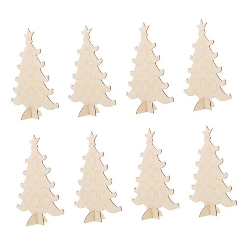 PLAFOPE 10 Stück Teiliges Weihnachtsbaum Holzornamente zum Bemalen Unvollendete Holzstücke Blanke Baumförmige Holzdekorationen für DIY Vielseitige Weihnachtsdeko Handgefertigt PLAFOPE 10 Stück Teiliges Weihnachtsbaum Holzornamente zum Bemalen Unvollendete Holzstücke Blanke Baumförmige Holzdekorationen für DIY Vielseitige Weihnachtsdeko Handgefertigt von PLAFOPE