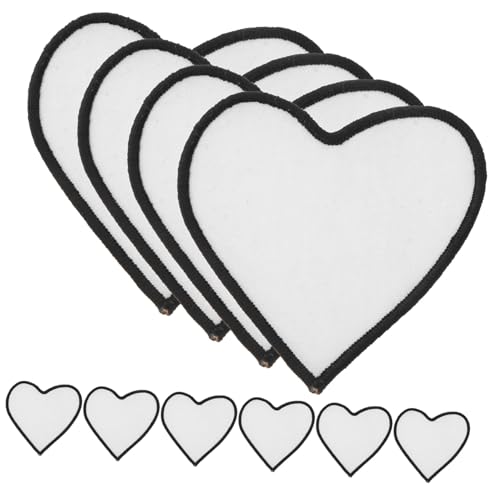 PLAFOPE 10 Stück Teiliges Weiße Sublimation Bügelbilder Aufnäher Blanko Patches zum Aufbügeln und Reparieren für DIY Kleidung Dekoration Jacken Jeans Flicken PLAFOPE 10 Stück Teiliges Weiße Sublimation Bügelbilder Aufnäher Blanko Patches zum Aufbügeln und Reparieren für DIY Kleidung Dekoration Jacken Jeans Flicken von PLAFOPE
