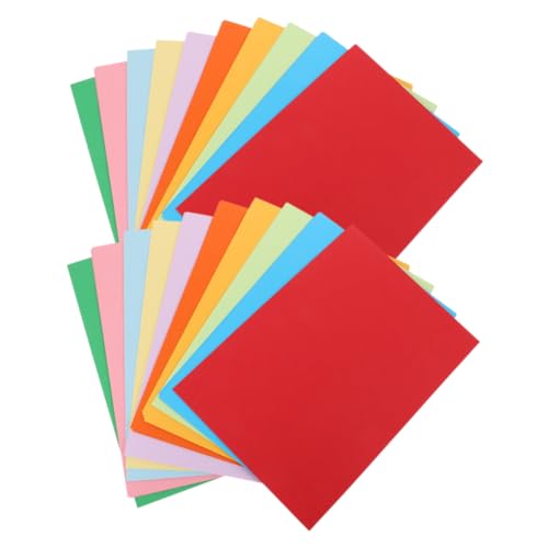 PLAFOPE 100 Blatt Farbiges Papier A4: Doppelseitiges Farbdruckpapier Nachfüllen Für Drucker – Karton in Verschiedenen Farben Für Diy-bastelarbeiten, Origami Für Kreative Projekte von PLAFOPE