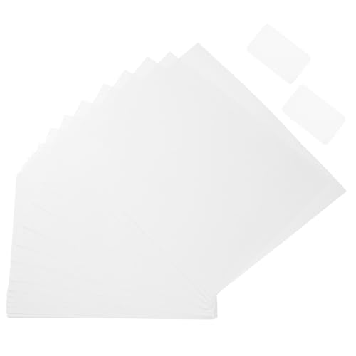 PLAFOPE 100 Blatt Selbstklebende Etiketten Weiß Mattes Papier Stark Haftend Vielseitig Bedruckbar für Büro Lager Versand Materialkennzeichnung Name Preisetiketten Etiketten pro Blatt PLAFOPE 100 Blatt Selbstklebende Etiketten Weiß Mattes Papier Stark Haftend Vielseitig Bedruckbar für Büro Lager Versand Materialkennzeichnung Name Preisetiketten Etiketten pro Blatt von PLAFOPE