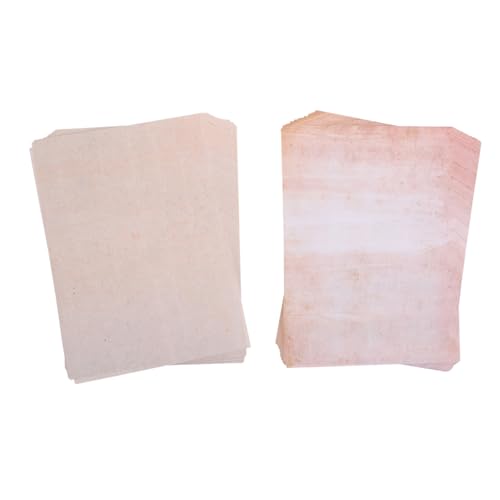 PLAFOPE 100 Blatt Vintage Briefpapier Doppelseitige Retro Schreibblätter mit Dekorativem Rand Für Diy Journaling Scrapbooking und Korrespondenz PLAFOPE 100 Blatt Vintage Briefpapier Doppelseitige Retro Schreibblätter mit Dekorativem Rand Für Diy Journaling Scrapbooking und Korrespondenz von PLAFOPE