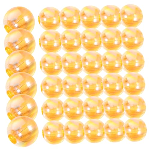 PLAFOPE 100 Stück Acryl Perlen Rund Transparent Orange DIY Bastelperlen für Schmuckherstellung Armbänder Haaraccessoires Kleine Bunte Spacer Perlen PLAFOPE 100 Stück Acryl Perlen Rund Transparent Orange DIY Bastelperlen für Schmuckherstellung Armbänder Haaraccessoires Kleine Bunte Spacer Perlen von PLAFOPE