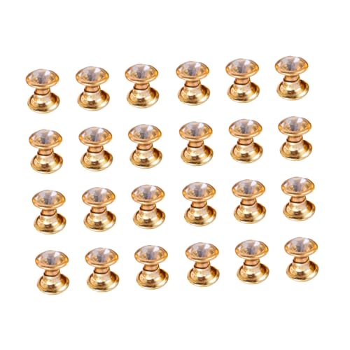 PLAFOPE 100 Stück Bunte Diamant Schmuckzubehör Schneidkunst für Kleidung Armbänder und Diy Projekte Weißer Diamant mit Goldrand PLAFOPE 100 Stück Bunte Diamant Schmuckzubehör Schneidkunst für Kleidung Armbänder und Diy Projekte Weißer Diamant mit Goldrand von PLAFOPE