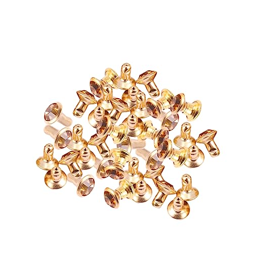 PLAFOPE 100 Stück Bunte Strasssteine für Schmuckdesign Hochwertige Metallkleidung Accessoires mit Goldrand für Diy Kleidungsdekoration und Kunsthandwerk PLAFOPE 100 Stück Bunte Strasssteine für Schmuckdesign Hochwertige Metallkleidung Accessoires mit Goldrand für Diy Kleidungsdekoration und Kunsthandwerk von PLAFOPE