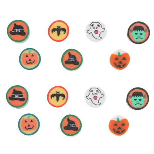PLAFOPE 100 Stück Halloween Serie Polymer Clay Perlen DIY Schmuck Bastelset Langlebige Dekorative Perlen für Armbänder Halsketten und Kreative Handarbeiten PLAFOPE 100 Stück Halloween Serie Polymer Clay Perlen DIY Schmuck Bastelset Langlebige Dekorative Perlen für Armbänder Halsketten und Kreative Handarbeiten von PLAFOPE