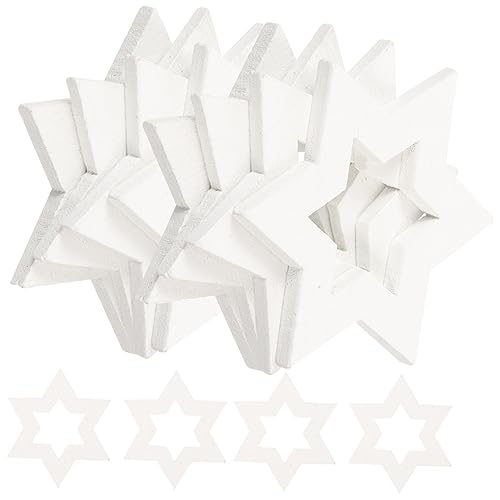 PLAFOPE 100 Stück Hexagram Holzscheiben für DIY Bastelprojekte Unvollendete Holzstücke für Tischdeko Hochzeiten und Festivitäten Leicht zu Bemalen Gestalten PLAFOPE 100 Stück Hexagram Holzscheiben für DIY Bastelprojekte Unvollendete Holzstücke für Tischdeko Hochzeiten und Festivitäten Leicht zu Bemalen Gestalten von PLAFOPE