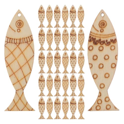 PLAFOPE 100 Stück Holzfische Deko zum Bemalen Unfertige Fischform Holzscheiben für DIY Bastelprojekte Mediterraner Stil Holz Fische Streudeko für Kreative Wandkunst und Tischdekoration PLAFOPE 100 Stück Holzfische Deko zum Bemalen Unfertige Fischform Holzscheiben für DIY Bastelprojekte Mediterraner Stil Holz Fische Streudeko für Kreative Wandkunst und Tischdekoration von PLAFOPE