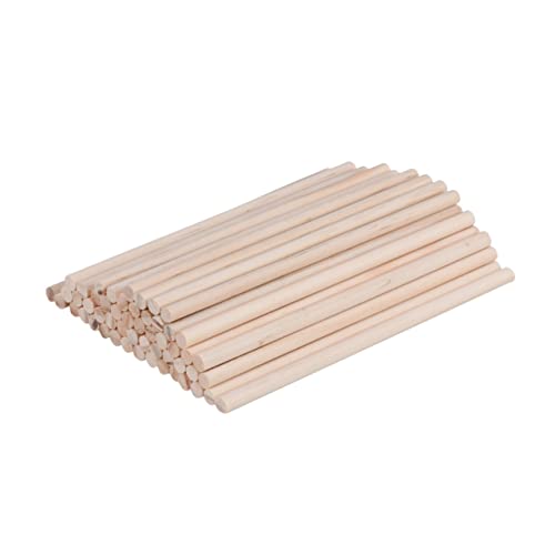 PLAFOPE 100 Stück Holzstäbe für Bastelarbeiten DIY Holzmodellbau Langlebige Kiefernholzstäbe für Kreative Projekte PLAFOPE 100 Stück Holzstäbe für Bastelarbeiten DIY Holzmodellbau Langlebige Kiefernholzstäbe für Kreative Projekte von PLAFOPE