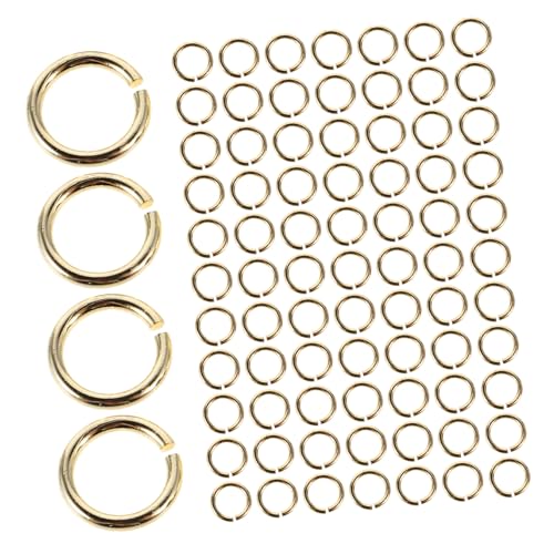 PLAFOPE 100 Stück Offene Biegeringe Metall Verbindungsringe für DIY Schmuckherstellung Einfache Anwendung Langlebig Geeignet für Halsketten und Armband Basteln PLAFOPE 100 Stück Offene Biegeringe Metall Verbindungsringe für DIY Schmuckherstellung Einfache Anwendung Langlebig Geeignet für Halsketten und Armband Basteln von PLAFOPE