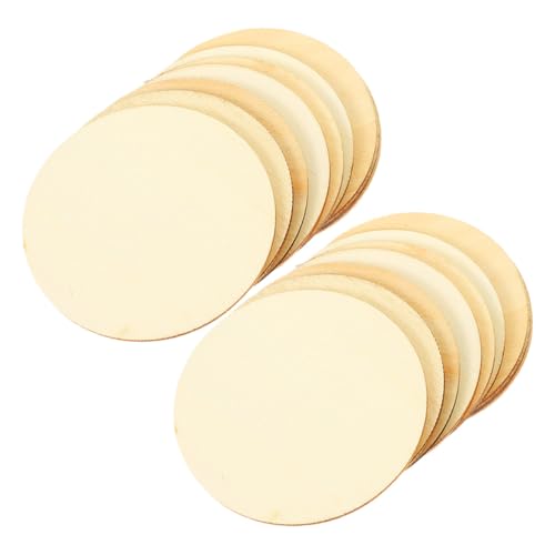PLAFOPE 100 Stück Runde Holzscheiben für DIY Holzschilder Basteln Unbehandelte Holzkreise zum Bemalen Gravieren Holzscheiben für Kreative Dekoration und Handwerksprojekte PLAFOPE 100 Stück Runde Holzscheiben für DIY Holzschilder Basteln Unbehandelte Holzkreise zum Bemalen Gravieren Holzscheiben für Kreative Dekoration und Handwerksprojekte von PLAFOPE