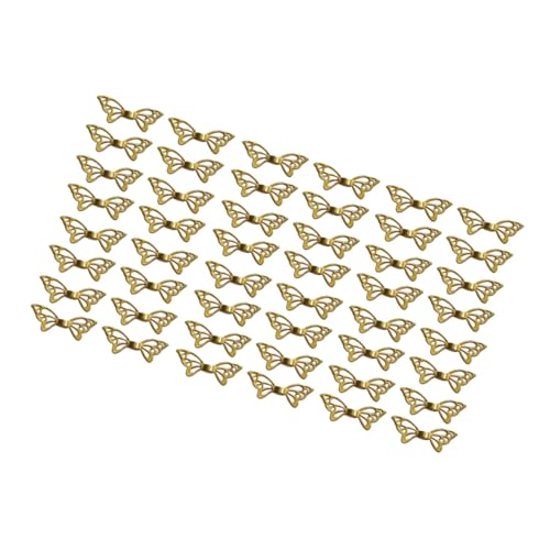 PLAFOPE 100 Stück Teiliges Butterfly Anhänger aus Langlebiger Legierung Filigrane Schmetterling Charms für DIY Schmuckherstellung und Bastelprojekte Vielseitig für Halsketten Armbänder von PLAFOPE