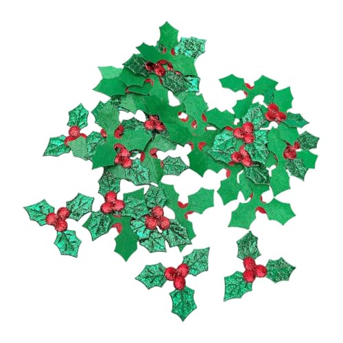 PLAFOPE 100 Stück Teiliges DIY Goldgrünem Material Langlebige Bastelmaterialien für Weihnachtsdeko Türschmuck und Festliche Ornamente Kreative Handarbeitsaccessoires für Fenster und PLAFOPE 100 Stück Teiliges DIY Goldgrünem Material Langlebige Bastelmaterialien für Weihnachtsdeko Türschmuck und Festliche Ornamente Kreative Handarbeitsaccessoires für Fenster und von PLAFOPE