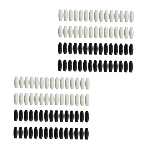 PLAFOPE 100 Stück Teiliges Kunststoff sicherheitsverschluss Praktische Lanyard clasps Bruchsicherer Barrel connector in Schwarz und Weiß für Halsketten Armbänder Schlüsselanhänger und PLAFOPE 100 Stück Teiliges Kunststoff sicherheitsverschluss Praktische Lanyard clasps Bruchsicherer Barrel connector in Schwarz und Weiß für Halsketten Armbänder Schlüsselanhänger und von PLAFOPE