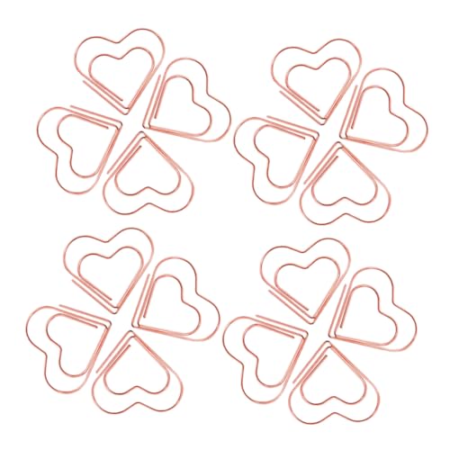 PLAFOPE 100 Stück Teiliges Roségoldene Herz büroklammern aus Metall Kleine Niedliche Paper Clips für Büro Schule Hochzeit Vielseitig zum Organisieren von Dokumenten und Basteln PLAFOPE 100 Stück Teiliges Roségoldene Herz büroklammern aus Metall Kleine Niedliche Paper Clips für Büro Schule Hochzeit Vielseitig zum Organisieren von Dokumenten und Basteln von PLAFOPE