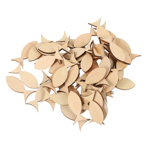 PLAFOPE 100 Stück Unfertige Holzfische Holzscheiben Fischform zum Bemalen DIY Basteln Holzdekoration Originelle Holzfische Streudeko PLAFOPE 100 Stück Unfertige Holzfische Holzscheiben Fischform zum Bemalen DIY Basteln Holzdekoration Originelle Holzfische Streudeko von PLAFOPE