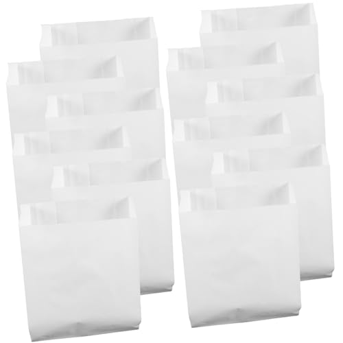PLAFOPE 100 Stück Weiße Ölbeständige Papier Snacktaschen Tragbare Kleine Papiertüten für Süßigkeiten und Imbissverpackung Vielseitig für Pommes Obst Gebäck und Handheld Verwendung PLAFOPE 100 Stück Weiße Ölbeständige Papier Snacktaschen Tragbare Kleine Papiertüten für Süßigkeiten und Imbissverpackung Vielseitig für Pommes Obst Gebäck und Handheld Verwendung von PLAFOPE