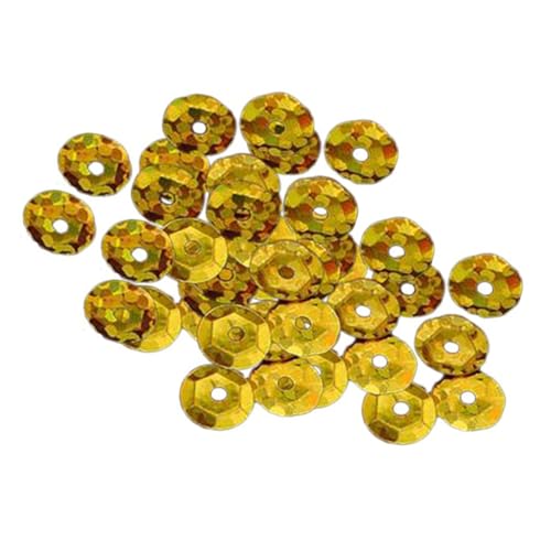 PLAFOPE 1000 Stück Runde Pailletten Gold Hochwertige PVC Glitzer Perlen zum Nähen Basteln Schmuckherstellung DIY Dekoration für Kleidung Schuhe Taschen Hochzeit und Handwerk PLAFOPE 1000 Stück Runde Pailletten Gold Hochwertige PVC Glitzer Perlen zum Nähen Basteln Schmuckherstellung DIY Dekoration für Kleidung Schuhe Taschen Hochzeit und Handwerk von PLAFOPE