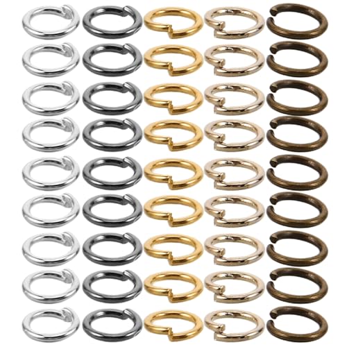 PLAFOPE 10Er-Packungen Offene Sprungringe aus Metall Silberfarben Vielseitige Schmuckverbinder für DIY Ohrringe Schlüsselanhänger und Haaraccessoires Einfache Anwendung für Kreative PLAFOPE 10Er-Packungen Offene Sprungringe aus Metall Silberfarben Vielseitige Schmuckverbinder für DIY Ohrringe Schlüsselanhänger und Haaraccessoires Einfache Anwendung für Kreative von PLAFOPE