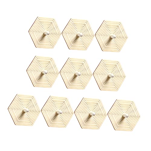 PLAFOPE 10Stücke Unvollendete Holzspielzeug für Gestalten Fördert Kreativität und Feinmotorik DIY Sechseck Design Jungen PLAFOPE 10Stücke Unvollendete Holzspielzeug für Gestalten Fördert Kreativität und Feinmotorik DIY Sechseck Design Jungen von PLAFOPE