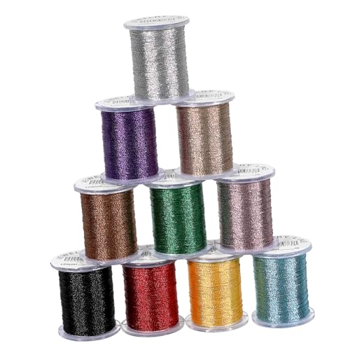 PLAFOPE 10stücke Bunte Baumwoll-nylon-knotenschnur Nähgarn Schmuckdraht Basteldraht Makramee-zubehör von PLAFOPE