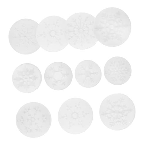 PLAFOPE 11 Stück Teiliges Weihnachts-schneeflocken Silikon Gießformen für Harz Langlebige DIY Casting Formen für Christbaumschmuck Kerzenhalter und Dekorationen Ungiftig und Praktisch PLAFOPE 11 Stück Teiliges Weihnachts-schneeflocken Silikon Gießformen für Harz Langlebige DIY Casting Formen für Christbaumschmuck Kerzenhalter und Dekorationen Ungiftig und Praktisch von PLAFOPE