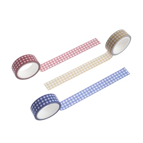 PLAFOPE 12 Rollen Vintage Scrapbooking Klebeband mit Retro Kariertem Muster Einfach Abreißbar Farbecht Selbstklebend für DIY Journal Planer Notizbücher und Bastelprojekte PLAFOPE 12 Rollen Vintage Scrapbooking Klebeband mit Retro Kariertem Muster Einfach Abreißbar Farbecht Selbstklebend für DIY Journal Planer Notizbücher und Bastelprojekte von PLAFOPE
