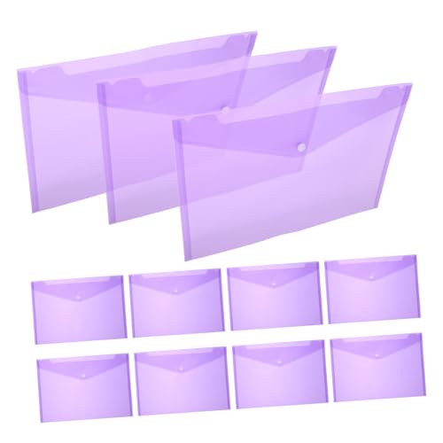 PLAFOPE 12 Stück Dokumententasche mit Schnappverschluss Aktenordnerhalter dokumentieren Organisation schnappen SNAP -Ordnerdateien Dateiorganisator Organisator für Dokumente Violett PLAFOPE 12 Stück Dokumententasche mit Schnappverschluss Aktenordnerhalter dokumentieren Organisation schnappen SNAP -Ordnerdateien Dateiorganisator Organisator für Dokumente Violett von PLAFOPE