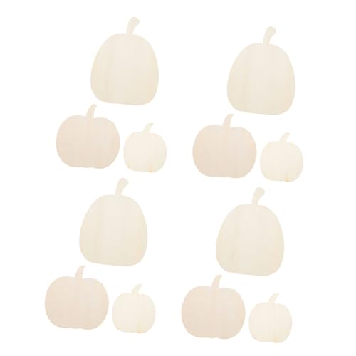 PLAFOPE 12 Stück Teiliges Unvollendete Holz-pumpkin-cutouts Rustikale Herbst-dekorationen aus Langlebigem Holz Diy-bastelmaterialien für Halloween Erntedankfest und Herbstliche Partydeko PLAFOPE 12 Stück Teiliges Unvollendete Holz-pumpkin-cutouts Rustikale Herbst-dekorationen aus Langlebigem Holz Diy-bastelmaterialien für Halloween Erntedankfest und Herbstliche Partydeko von PLAFOPE