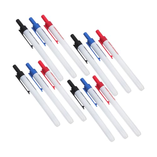 PLAFOPE 12 Stück Whiteboard -Marker löschbare Markierungen trockener Löschstift Schule Stifte zeichnen löschbare Whiteboard-Stifte Unterrichtsmaterialien für Lehrer Textmarker PLAFOPE 12 Stück Whiteboard -Marker löschbare Markierungen trockener Löschstift Schule Stifte zeichnen löschbare Whiteboard-Stifte Unterrichtsmaterialien für Lehrer Textmarker von PLAFOPE