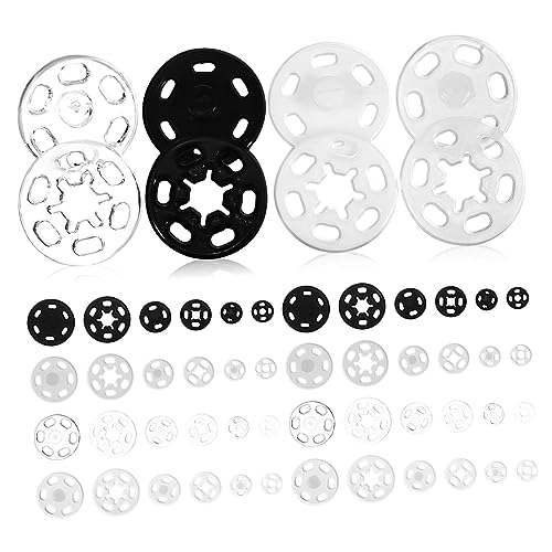 PLAFOPE 120 Sets Kunststoff-druckknöpfe Für Kleidung Zum Aufnähen Mehrere Größen Und Farben PLAFOPE 120 Sets Kunststoff-druckknöpfe Für Kleidung Zum Aufnähen Mehrere Größen Und Farben von PLAFOPE