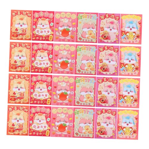 PLAFOPE 120 Stück Pferd Rote Umschläge Jahr Des Pferdes Chinesische Neujahrs Umschläge Traditionelle Hongbao Für Frühlingsfest Party von PLAFOPE
