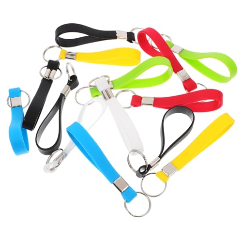 PLAFOPE 12Stücke Silikon Schlüsselanhänger Armband Verlängerte Handgelenkschlaufe für Schlüssel Karten und Mehr PLAFOPE 12Stücke Silikon Schlüsselanhänger Armband Verlängerte Handgelenkschlaufe für Schlüssel Karten und Mehr von PLAFOPE