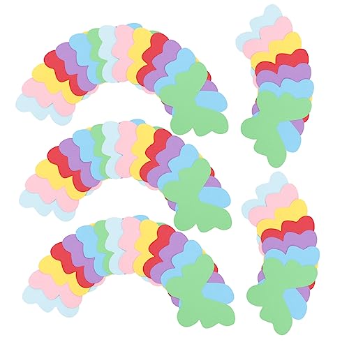 PLAFOPE 140 Stück Teiliges DIY Papier Schmetterlingsausschnitte Bunte Papierdekoration für Bastelprojekte Sichere Papiermaterialien für Schul und Kindergarten Wandkunst von PLAFOPE