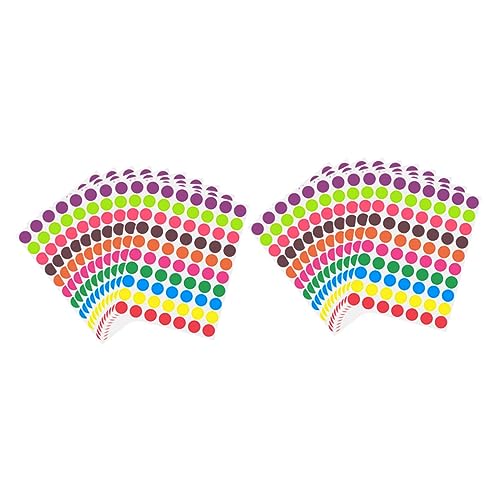 PLAFOPE 1400Stücke Farbige Runde Aufkleber Dot Etiketten Selbstklebend für Heimorganisation Büro und DIY Projekte Aufkleber PLAFOPE 1400Stücke Farbige Runde Aufkleber Dot Etiketten Selbstklebend für Heimorganisation Büro und DIY Projekte Aufkleber von PLAFOPE