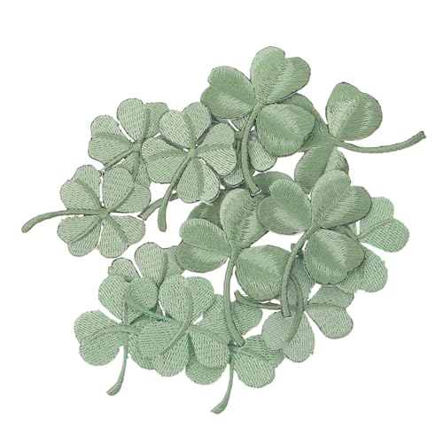 PLAFOPE 15 Stück Teiliges Kleeblatt Stickapplikationen Selbstklebend Einzigartige Vierblättrige Muster Praktische Reparatur und Dekorationspatches für Kleidung Jacken Taschen Einfach PLAFOPE 15 Stück Teiliges Kleeblatt Stickapplikationen Selbstklebend Einzigartige Vierblättrige Muster Praktische Reparatur und Dekorationspatches für Kleidung Jacken Taschen Einfach von PLAFOPE