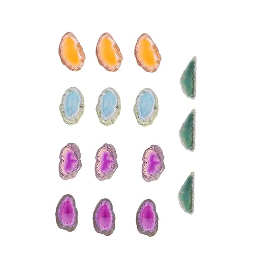 PLAFOPE 15 Stück Teiliges Natürliche Bunte Chalcedon Scheiben mit Gebohrten Löchern Polierte Agate Slices Anhänger für DIY Schmuckherstellung Windspiel Zubehör Vielseitige Schmuck DIY PLAFOPE 15 Stück Teiliges Natürliche Bunte Chalcedon Scheiben mit Gebohrten Löchern Polierte Agate Slices Anhänger für DIY Schmuckherstellung Windspiel Zubehör Vielseitige Schmuck DIY von PLAFOPE