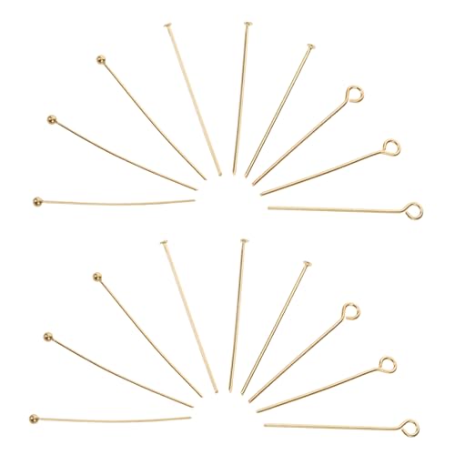 PLAFOPE 150 Stück Schmuckkopfstifte: T-förmiges Set Mit Ösenstiften Aus Rostfreiem Stahl Zur Schmuckherstellung – Perlennadeln Zum Basteln Von Ohrringen, Halsketten Und Armbändern PLAFOPE 150 Stück Schmuckkopfstifte: T-förmiges Set Mit Ösenstiften Aus Rostfreiem Stahl Zur Schmuckherstellung – Perlennadeln Zum Basteln Von Ohrringen, Halsketten Und Armbändern von PLAFOPE