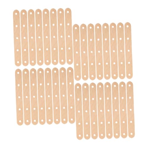 PLAFOPE 150 Stück Teiliges DIY Holzstäbchen mit Löchern Unbehandelte Eisstiele und Kleine Holzplättchen für Bastelprojekte Vielseitig Einsetzbar für Jugendliche und Erwachsene für PLAFOPE 150 Stück Teiliges DIY Holzstäbchen mit Löchern Unbehandelte Eisstiele und Kleine Holzplättchen für Bastelprojekte Vielseitig Einsetzbar für Jugendliche und Erwachsene für von PLAFOPE
