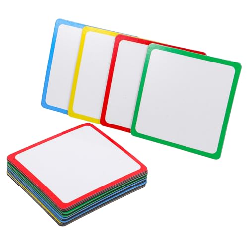 PLAFOPE 16 Stück Magnetische Trocken Abwischbare Etiketten Quadratisch in Blau Rot Grün Gelb mit Sicherer Magnetrückseite für Whiteboard Regal Schule und Büro zum Schnellen Beschriften PLAFOPE 16 Stück Magnetische Trocken Abwischbare Etiketten Quadratisch in Blau Rot Grün Gelb mit Sicherer Magnetrückseite für Whiteboard Regal Schule und Büro zum Schnellen Beschriften von PLAFOPE