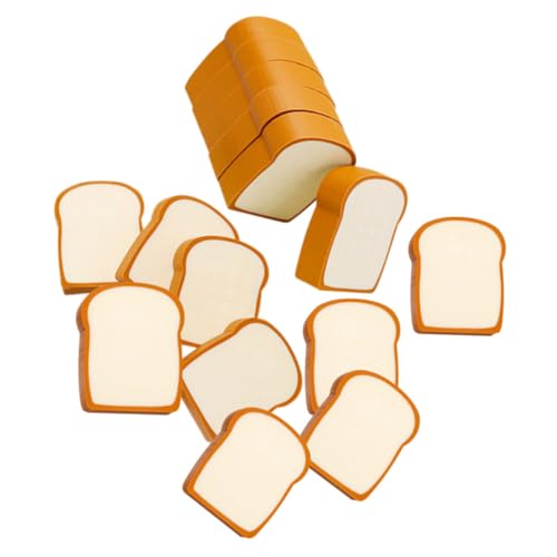 PLAFOPE 16 Stück Teiliges Niedliche Toastbrot Radiergummis aus Sicherem Tpr Material Langlebig und Originell als Belohnung Geschenk für Schule und Geburtstagspartys PLAFOPE 16 Stück Teiliges Niedliche Toastbrot Radiergummis aus Sicherem Tpr Material Langlebig und Originell als Belohnung Geschenk für Schule und Geburtstagspartys von PLAFOPE