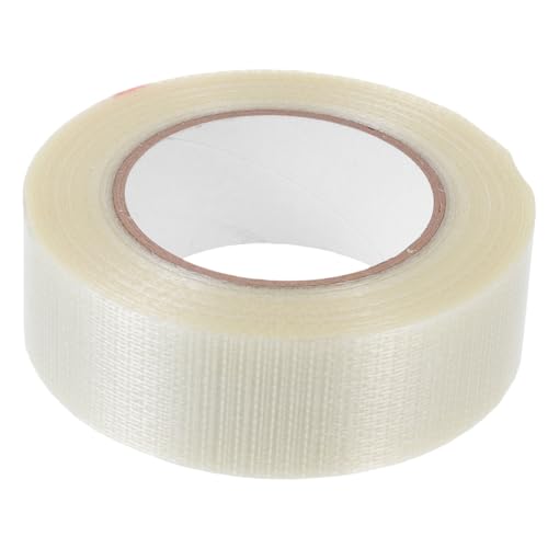 PLAFOPE 1Rolle Glasfaserband Hochviskoses Reparaturband für Vielseitige Anwendungen Hitzebeständig Transparent Langlebig und Stark Fixieren und Verpacken Haushalt von PLAFOPE
