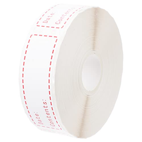 PLAFOPE 1Rolle Roll Aufkleber für Lebensmittelaufbewahrung Kühlschrank zur Tiefkühl Beschriftung Abziehbar für Karton für Ordnung im Gefrierschrank PLAFOPE 1Rolle Roll Aufkleber für Lebensmittelaufbewahrung Kühlschrank zur Tiefkühl Beschriftung Abziehbar für Karton für Ordnung im Gefrierschrank von PLAFOPE
