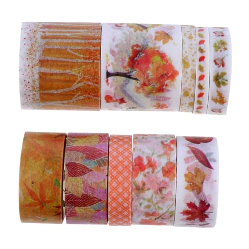 PLAFOPE 2 Kartons Boxen Premium Washi Tape mit Lovely Pattern Klebebändern Abziehbar Leicht zu Reißen für DIY Scrapbooking Planer Kreative Handwerksprojekte und Dekoratives Basteln von PLAFOPE