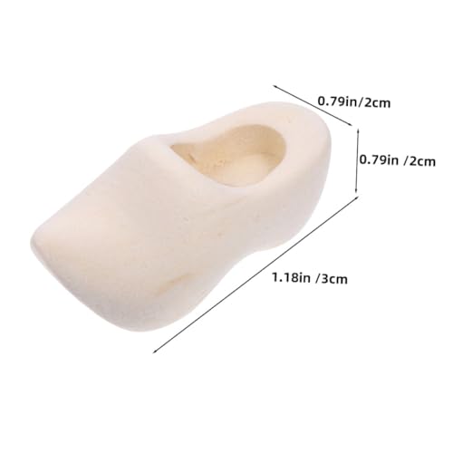 PLAFOPE 2 Paare Miniatur Holzschuhe Unfertige DIY Holzkklompen für Puppenhaus Dekoration Glatte Oberfläche Kreative Mini Holzschuhe für Basteln und Miniatur Szenen PLAFOPE 2 Paare Miniatur Holzschuhe Unfertige DIY Holzkklompen für Puppenhaus Dekoration Glatte Oberfläche Kreative Mini Holzschuhe für Basteln und Miniatur Szenen von PLAFOPE