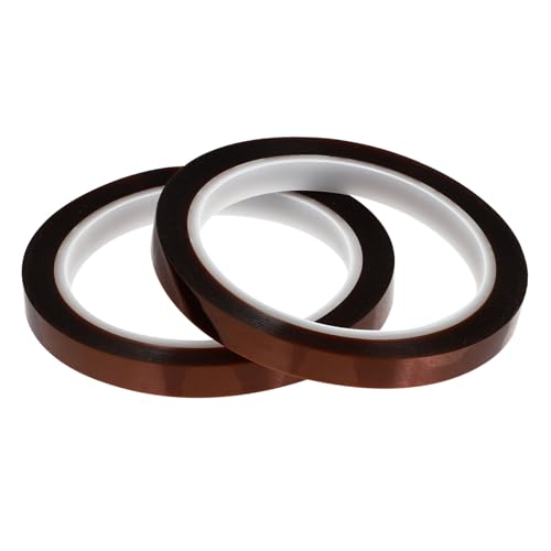 PLAFOPE 2 Rollen Hitzebeständiges Klebeband Für Sublimation Wärmeübertragung Elektronik Reparatur DIY Projekte Keine Rückstände Robust von PLAFOPE