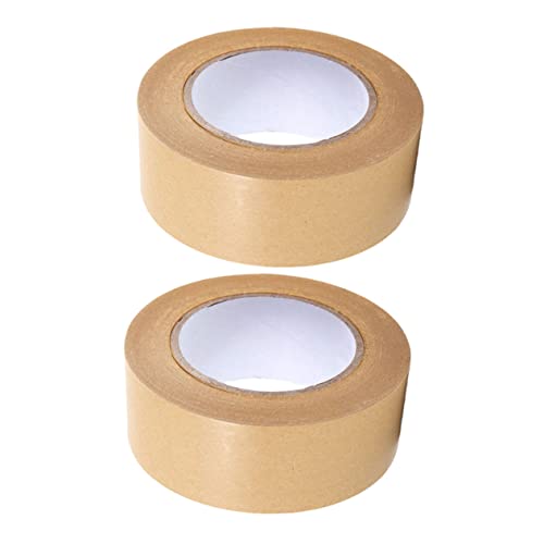 PLAFOPE 2 Rollen Kraftpapier Klebeband Hochklebend Packband für Haushalt Verpackung und Wellpappe Geeignet Robust Einfach zu Reißen Vielseitig Einsetzbar PLAFOPE 2 Rollen Kraftpapier Klebeband Hochklebend Packband für Haushalt Verpackung und Wellpappe Geeignet Robust Einfach zu Reißen Vielseitig Einsetzbar von PLAFOPE